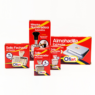 Almohadillas, Sellos y Tinta